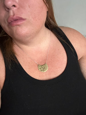 Brass Amulet Necklace