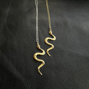 Gold Snake Pendant