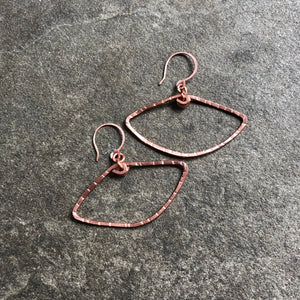 Copper Eye Earrings